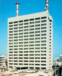 中国財務局が入っている広島合号庁舎4号館の外観写真です