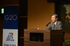 株式会社西日本シティ銀行　代表取締役会長である久保田　勇夫氏の写真