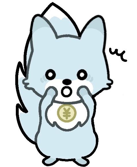 びっくりしているきたまるん