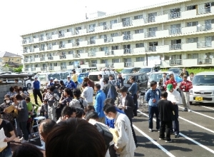 国家公務員宿舎に東日本大震災の被災者を受け入れた際の様子