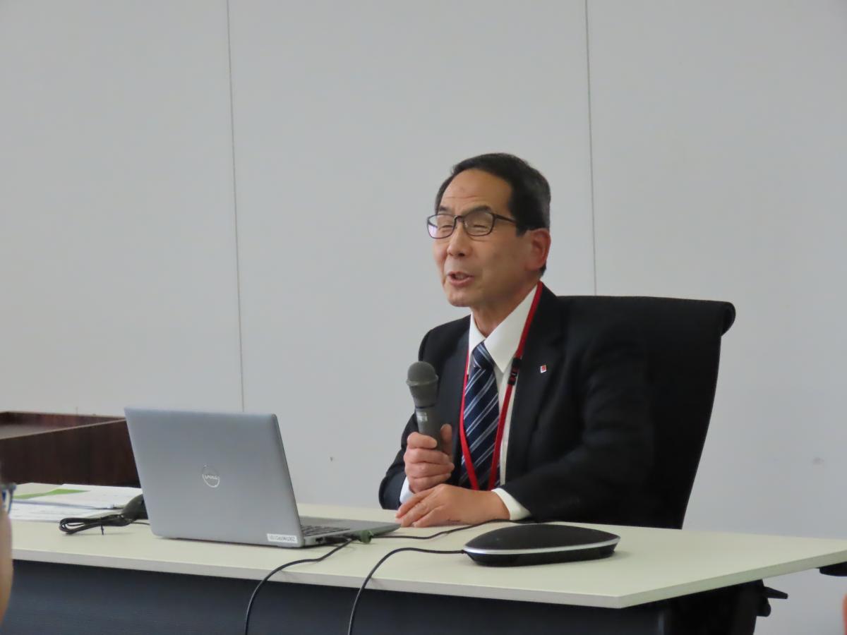 東信用組合による説明の様子
