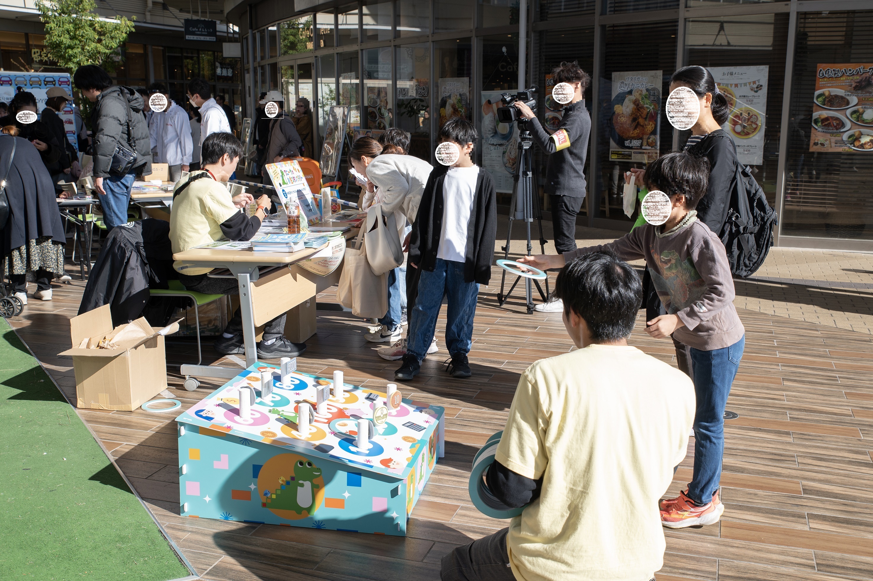 ワニーサ輪投げの参加者の様子の写真