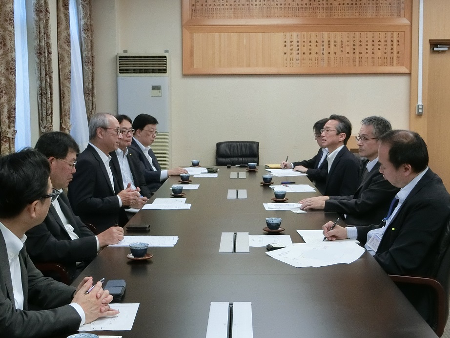 名古屋税理士会会長との懇談模様